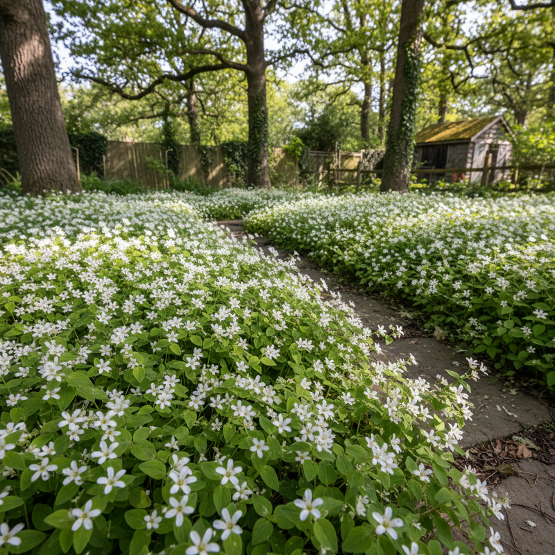 Sweet Woodruff Flower Seeds for Fragrant Ground Cover and Shade Garden Planting