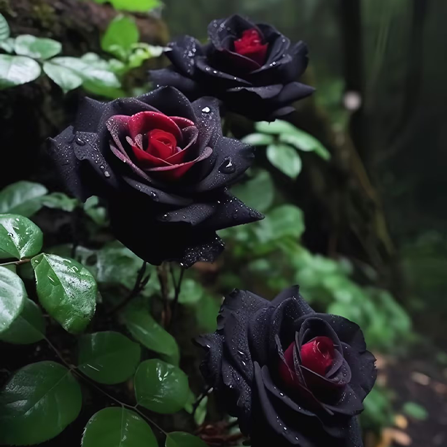 Red and Black Rose Flower seeds for Planting - Wildflower Mix, Heirloom & GMO Free Seeds for Home Garden
 
 Sale for planting in home garden