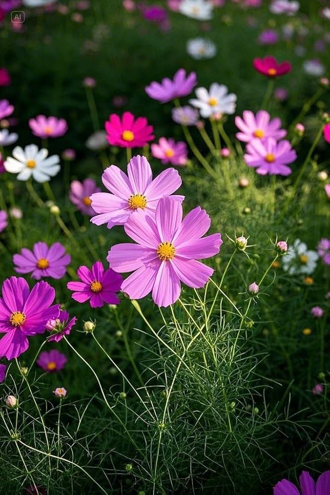 Cosmos Flower seeds for Planting Shade Tolerant Heirloom & GMO Free Seeds for Home Garden