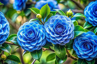 Blue Camellia Flower seeds for Planting Seasonal Bloomer Heirloom & GMO Free Seeds for Home Garden
 
 Sale