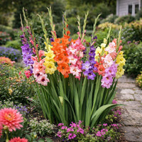Gladiolus Bulbs Flower seeds for Planting Low Maintenance Heirloom & GMO Free Seeds for Home Garden