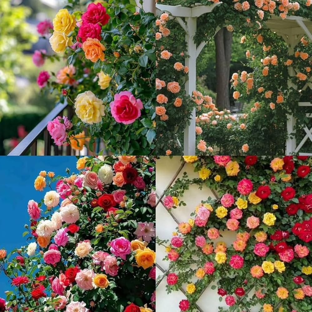 Color Rose Seeds Flower seeds for Planting, Long Bloom Season Heirloom & GMO Free Seeds for Home Garden