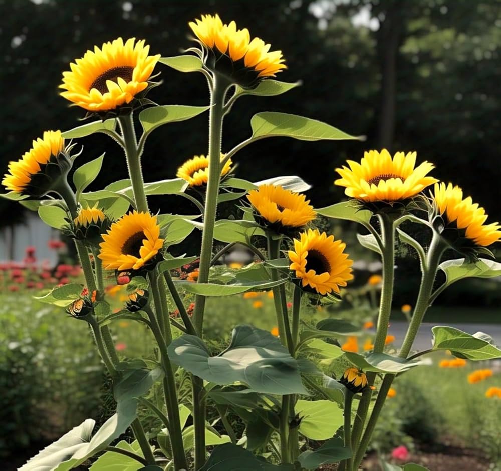 Yellow Hybrid SunFlower seeds for Planting Drought Tolerant Heirloom & GMO Free Seeds for Home Garden 
 
 Sale