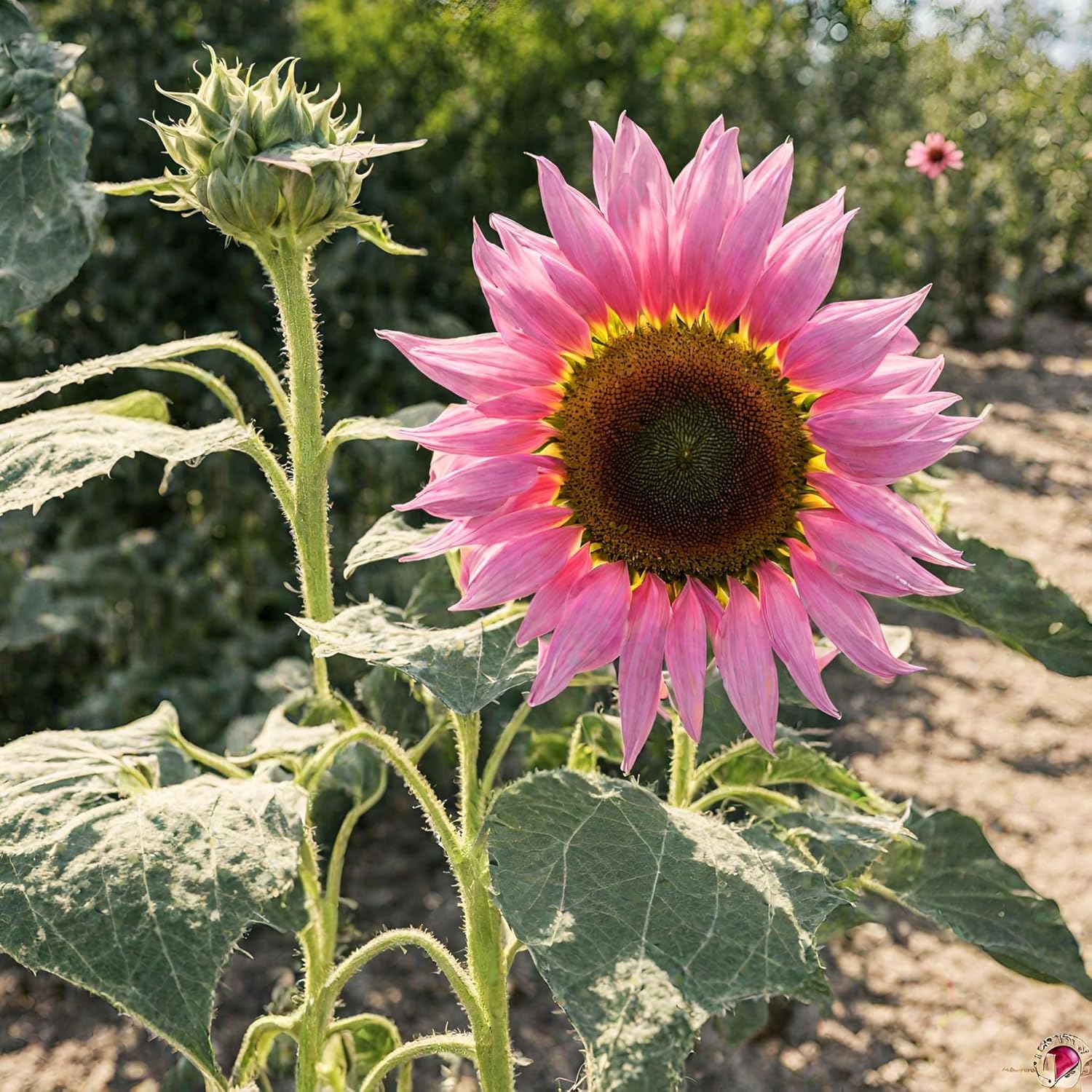 Pink White Sunflower Flower seeds for Planting - Cottage Garden Essential, Heirloom & GMO Free Seeds for Home Garden