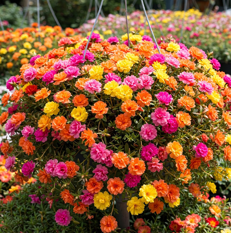 Moss Rose Mix Flower Seeds for Vibrant Planting