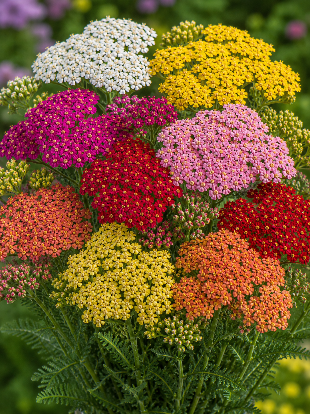 Mixed Achillea Millefolium Flower Planting Seeds for Vibrant Gardens
