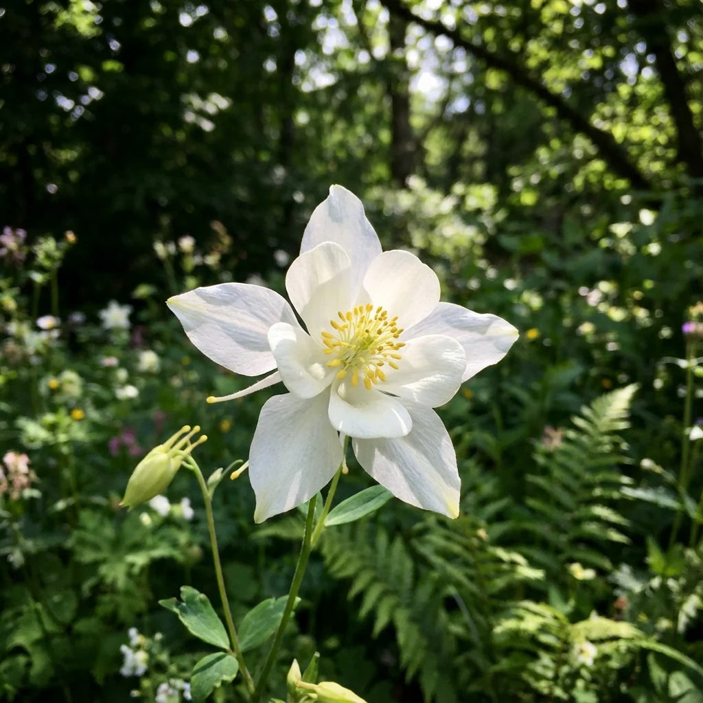 White Aquilegia Flower seeds for Planting - Cut Flower Favorite, Heirloom & GMO Free Seeds for Home Garden