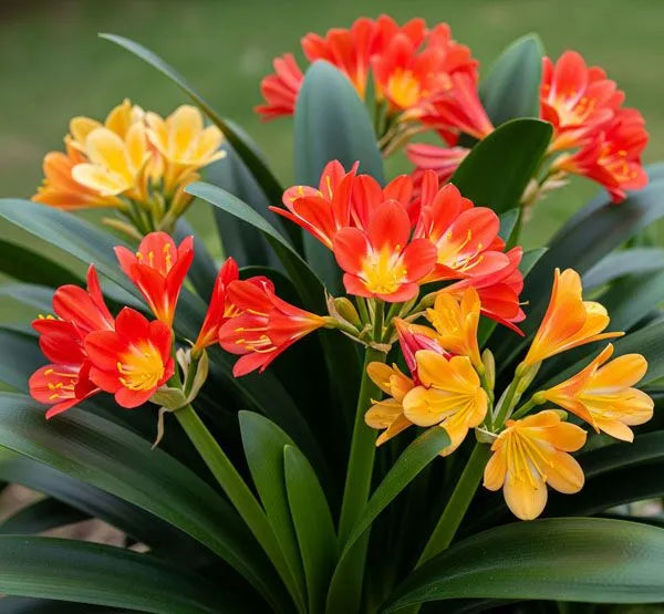 Lily Mix Clivia Flower Seeds for Planting - Colorful and Hardy Blooms