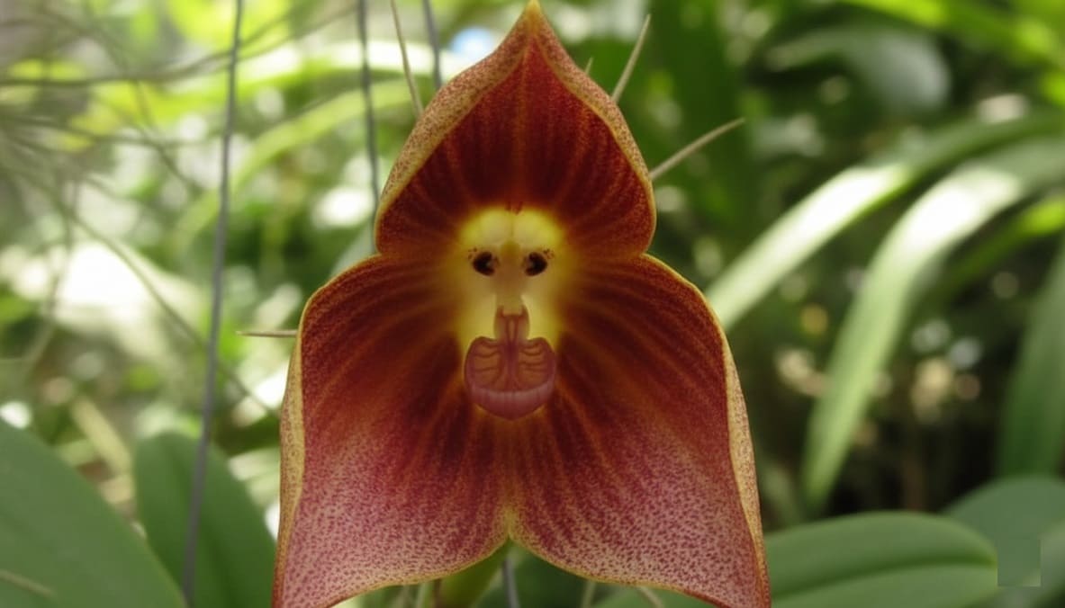 Monkey Orchid Flower seeds for Planting Drought Tolerant Heirloom & GMO Free Seeds for Home Garden