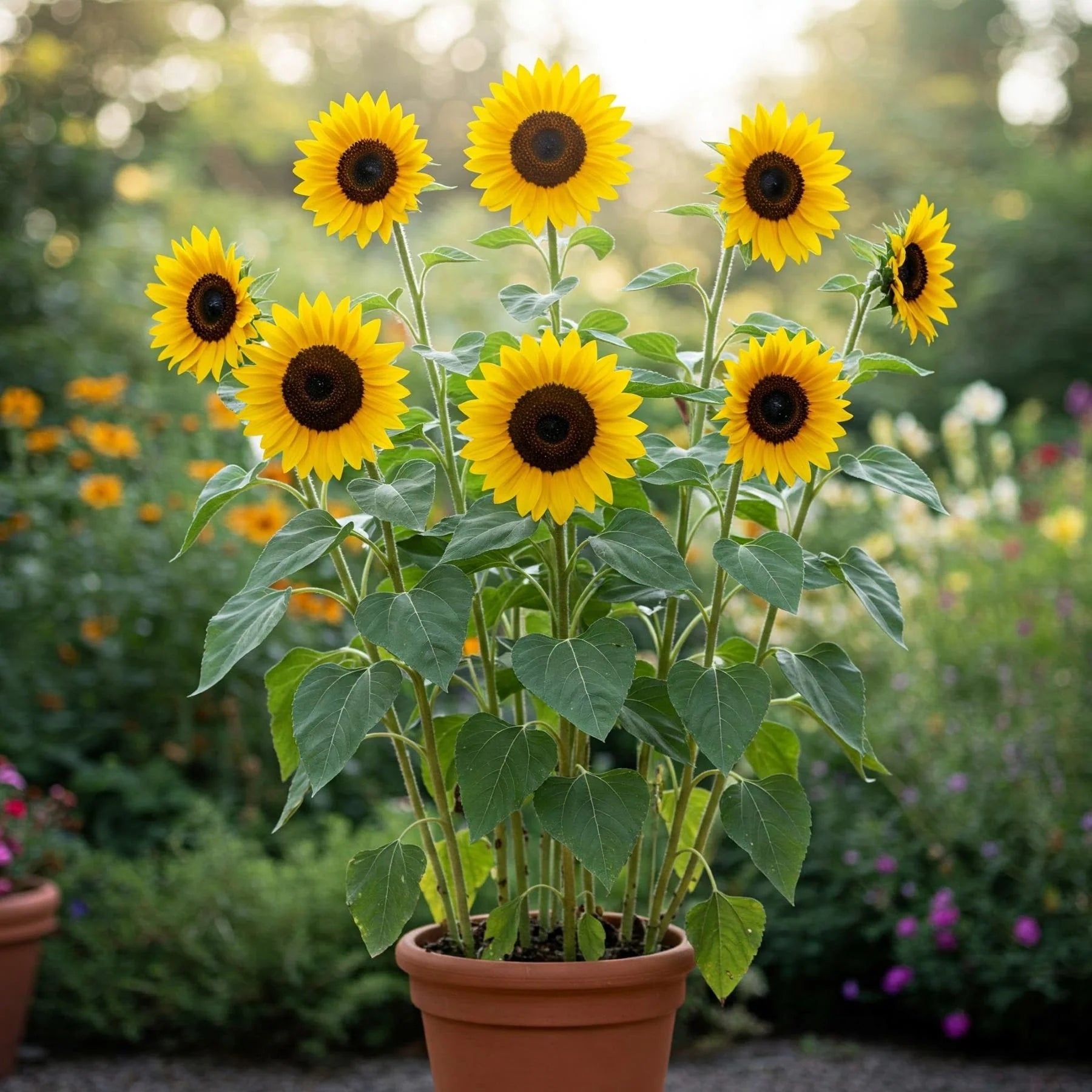 Mini SunFlower seeds for Planting Long Bloom Season Heirloom & GMO Free Seeds for Home Garden