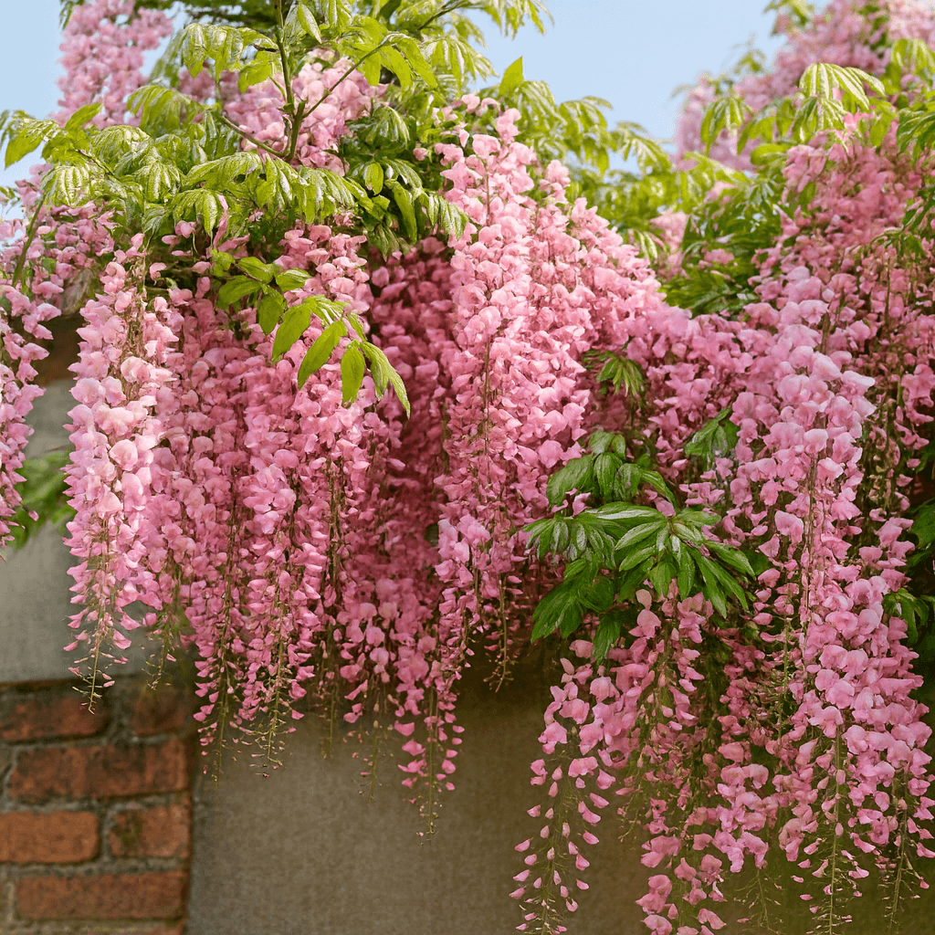 Pink Wisteria Flower seeds for Planting - Bright Blooms, Heirloom & GMO Free Seeds for Home Garden