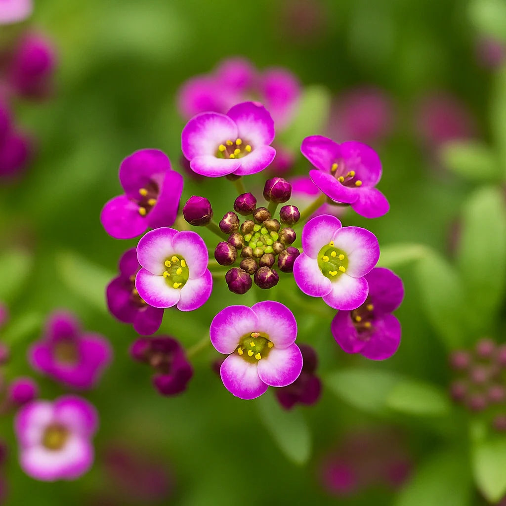 Pink Lobularia Flower seeds for Planting - Fragrant Blossoms, Heirloom & GMO Free Seeds for Home Garden