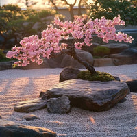Pink Bonsai Flower seeds for Planting - Sun Loving, Heirloom & GMO Free Seeds for Home Garden