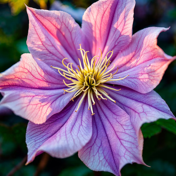 Pink Violet Clematis Flower seeds for Planting - Cottage Garden Essential, Heirloom & GMO Free Seeds for Home Garden