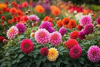 Mixed Multi-Color Dahlia Flower seeds for Planting - Low Maintenance, Heirloom & GMO Free Seeds for Home Garden