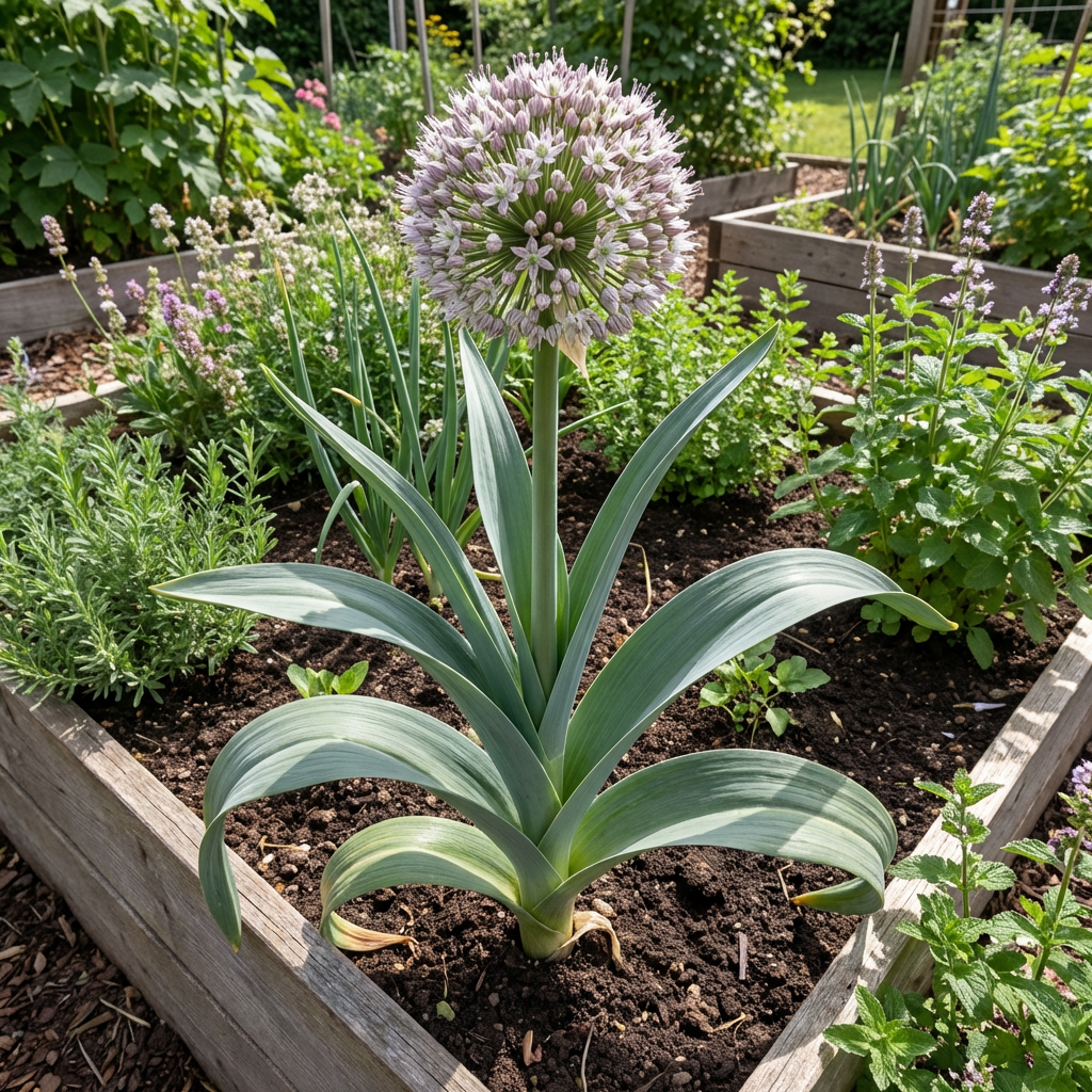 Elephant Garlic Seeds for Planting, White – Heirloom, Non-GMO, High Germination Organic Garden Seeds