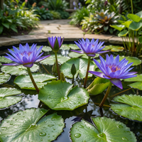 Blue Lotus Seeds (Nymphaea caerulea) – Heirloom, Non-GMO Water Garden Seeds