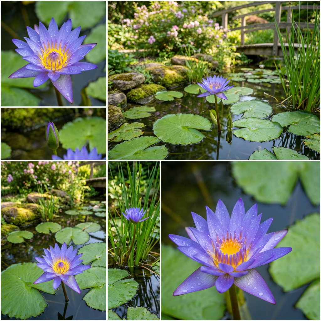 Blue Lotus Seeds (Nymphaea caerulea) – Heirloom, Non-GMO Water Garden Seeds