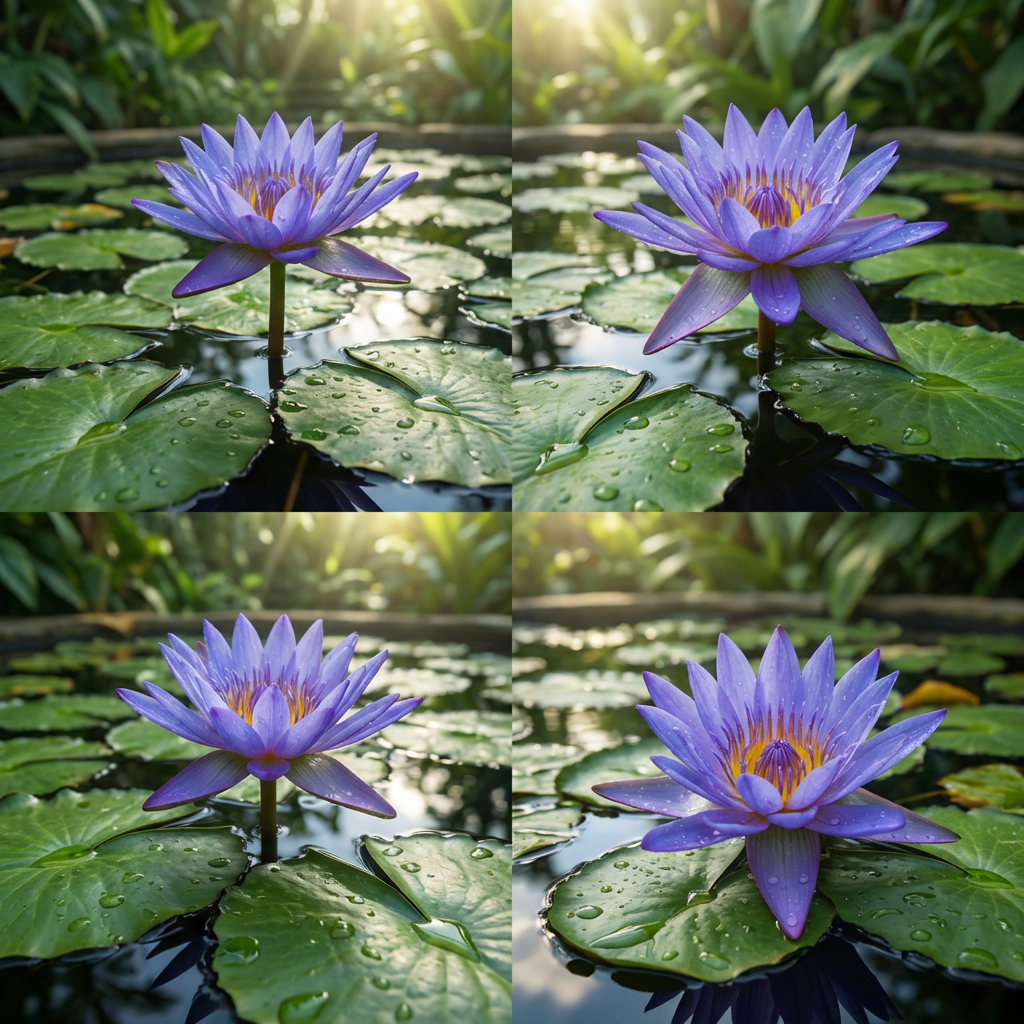 Blue Lotus Seeds for Water Garden Growing with Fragrant Aquatic Blooms