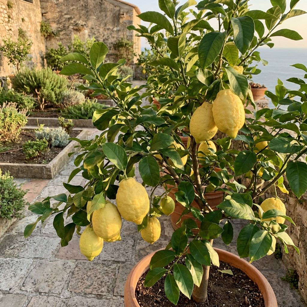Italian Amalfi Lemon Fruit Seeds for Planting – Heirloom, Non-GMO, High Germination Organic Garden Seeds