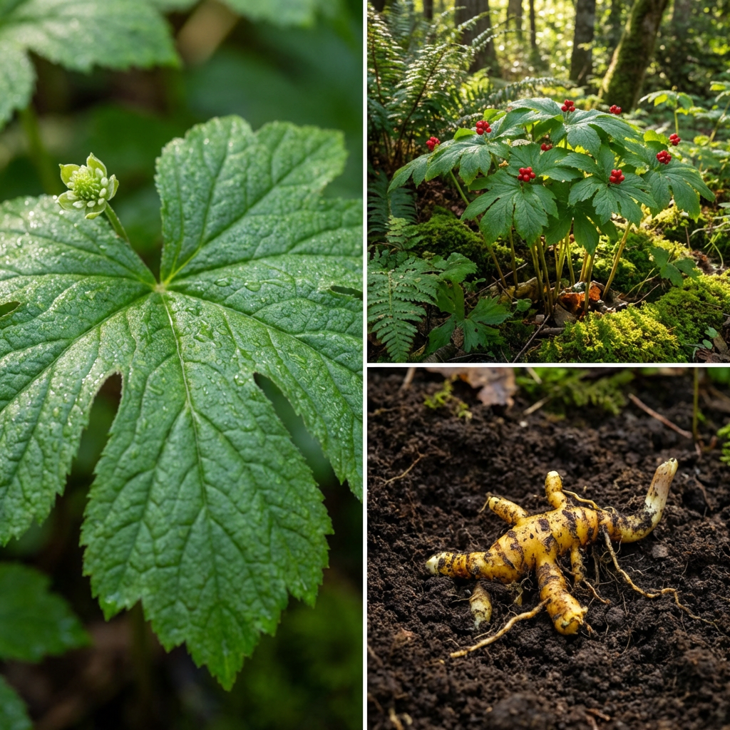 Hydrastis canadensis Goldenseal Root Seeds for Woodland Shade Garden Cultivation