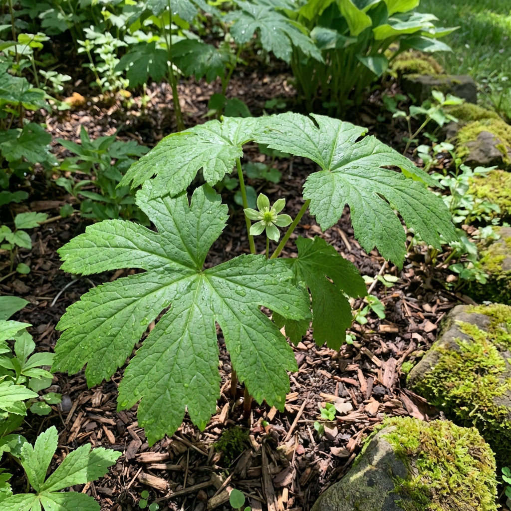 Hydrastis canadensis Goldenseal Root Seeds for Woodland Shade Garden Cultivation