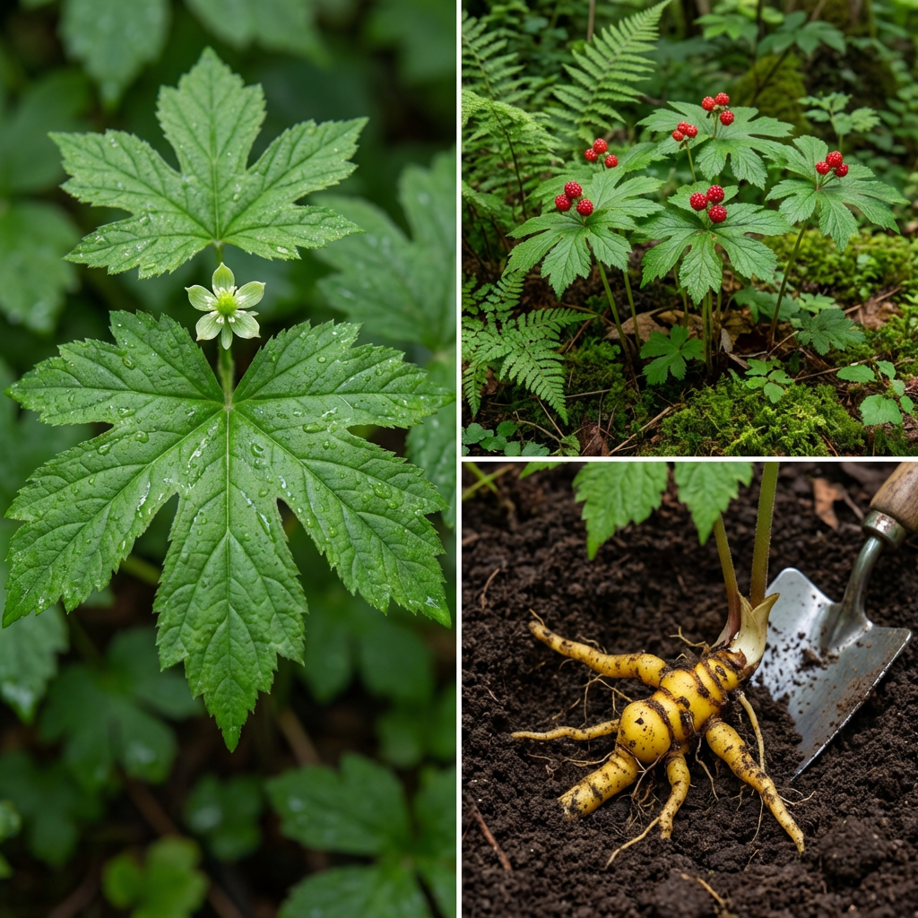 Goldenseal Root Seeds for Woodland Shade Gardens and Natural Landscape Growing