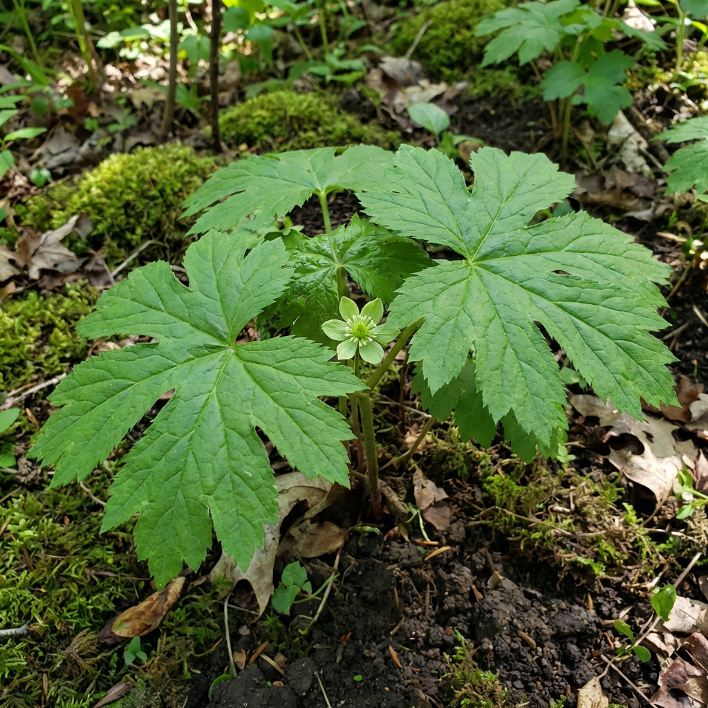Goldenseal Root Seeds (Hydrastis canadensis) for Planting – Heirloom, Non-GMO Medicinal Herb for Shaded Gardens