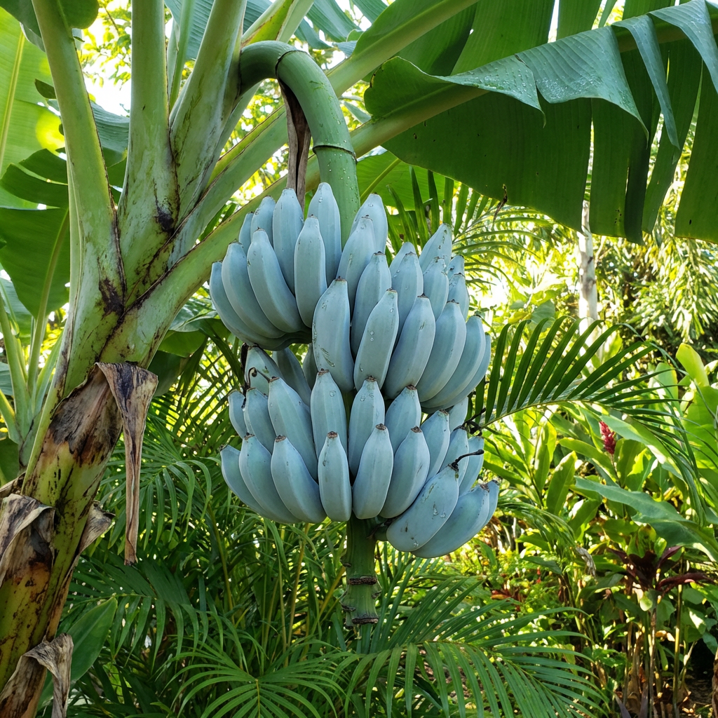 Blue Java Banana Seeds for Home Garden Growing Tropical Variety