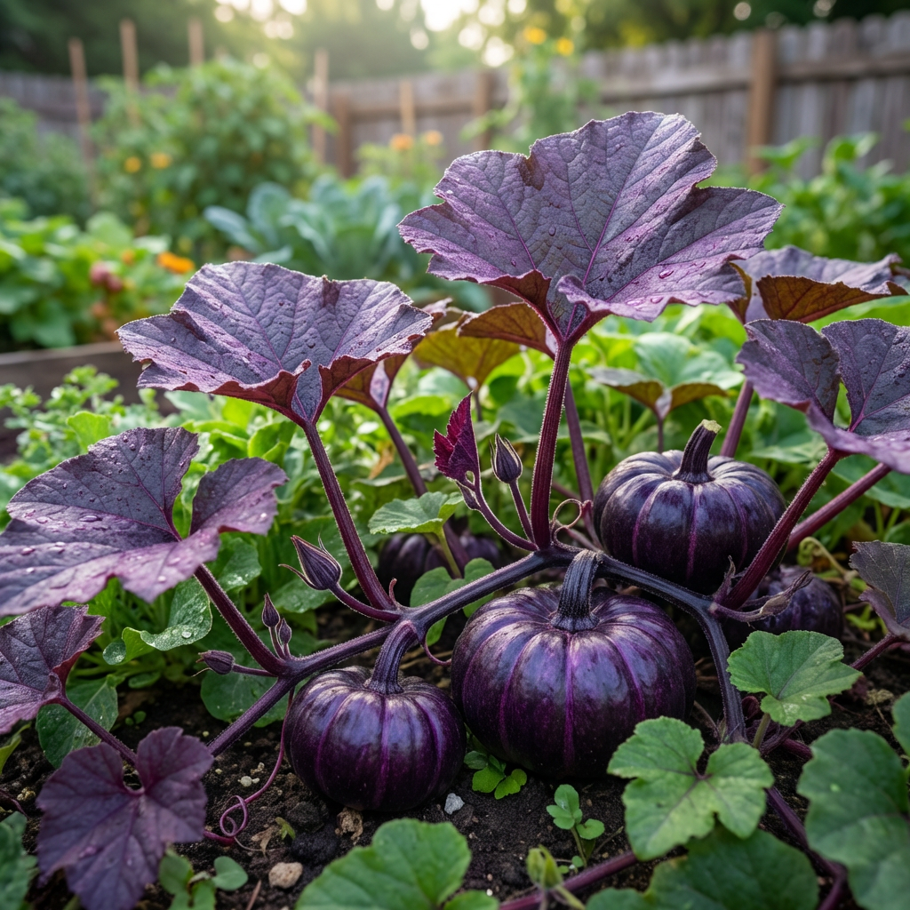 Purple Pumpkin Seeds for Planting – Heirloom, Non-GMO, High Germination Organic Garden Seeds