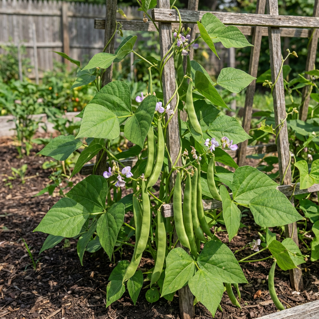 Missouri Wonder Pole Bean Seeds for Home Garden Climbing Green Bean Variety