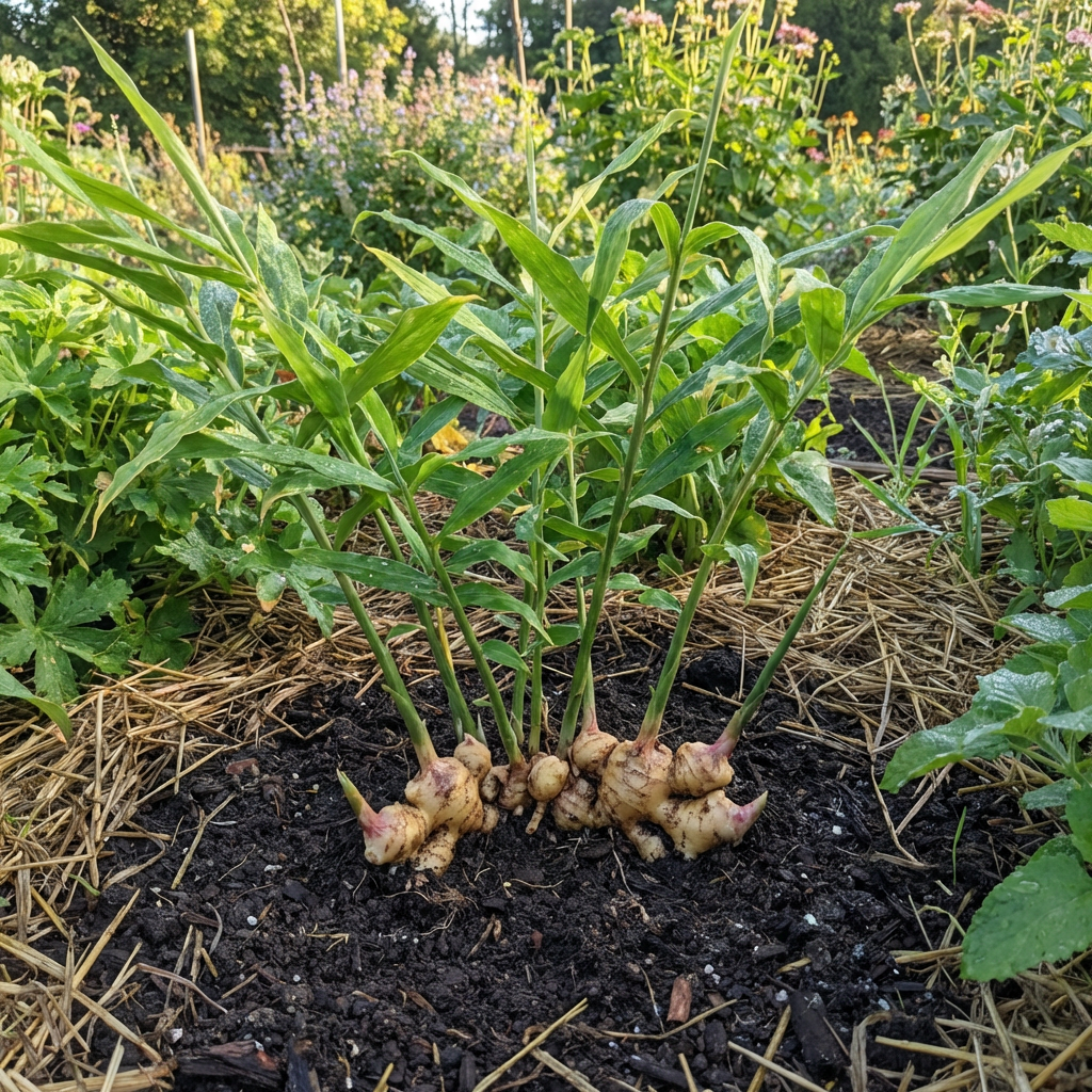 Ginger Root Rhizomes for Home Garden Growing and Traditional Cultivation