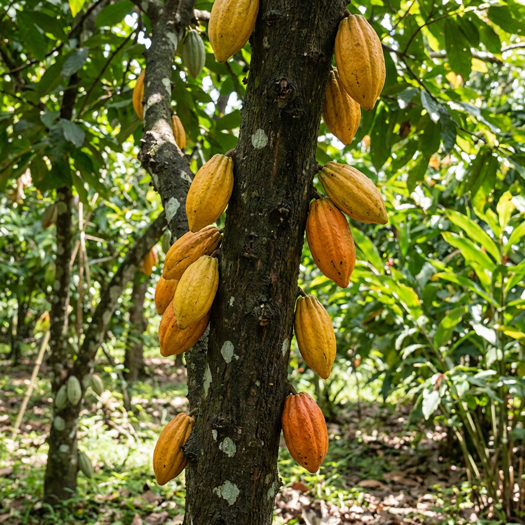 Theobroma cacao Cacao Fruit Seeds for Tropical Garden Chocolate Tree
