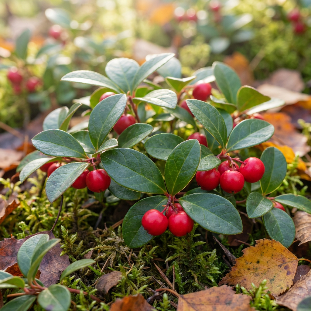 Gaultheria procumbens Heirloom Red Wintergreen Fruit Seeds for Hardy Garden Growth
