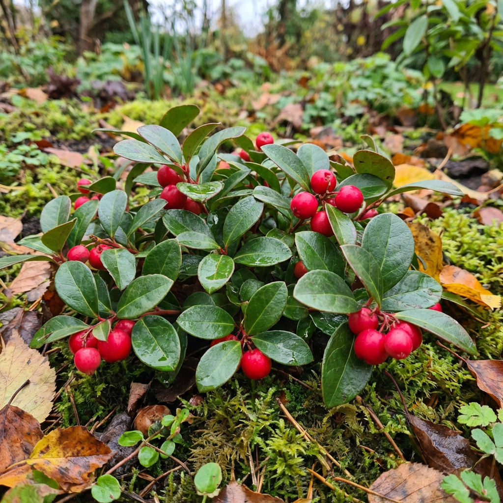 Heirloom Red Wintergreen Fruit Seeds for Hardy Berry Producing Garden Plants