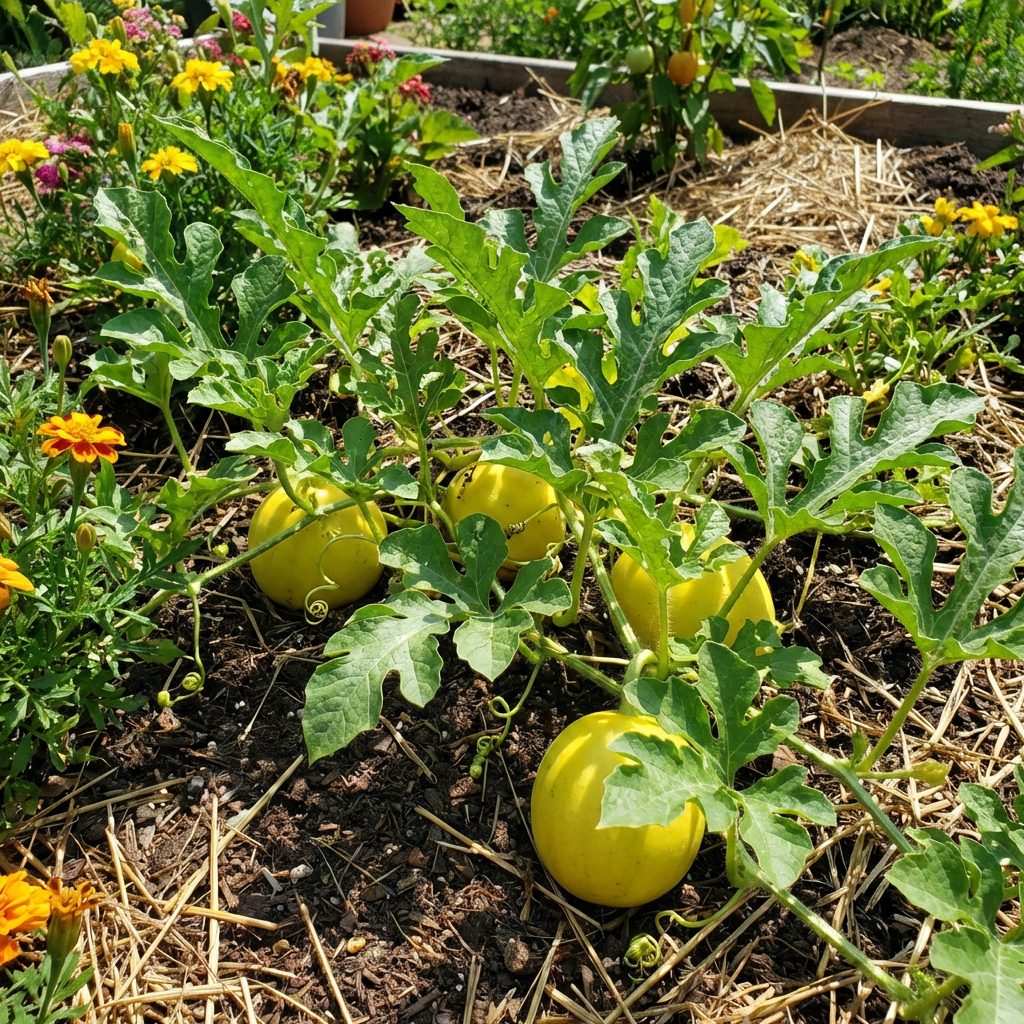 Yellow Watermelon Fruit Seeds for Planting – Heirloom Non-GMO, High Germination Organic Garden Seeds