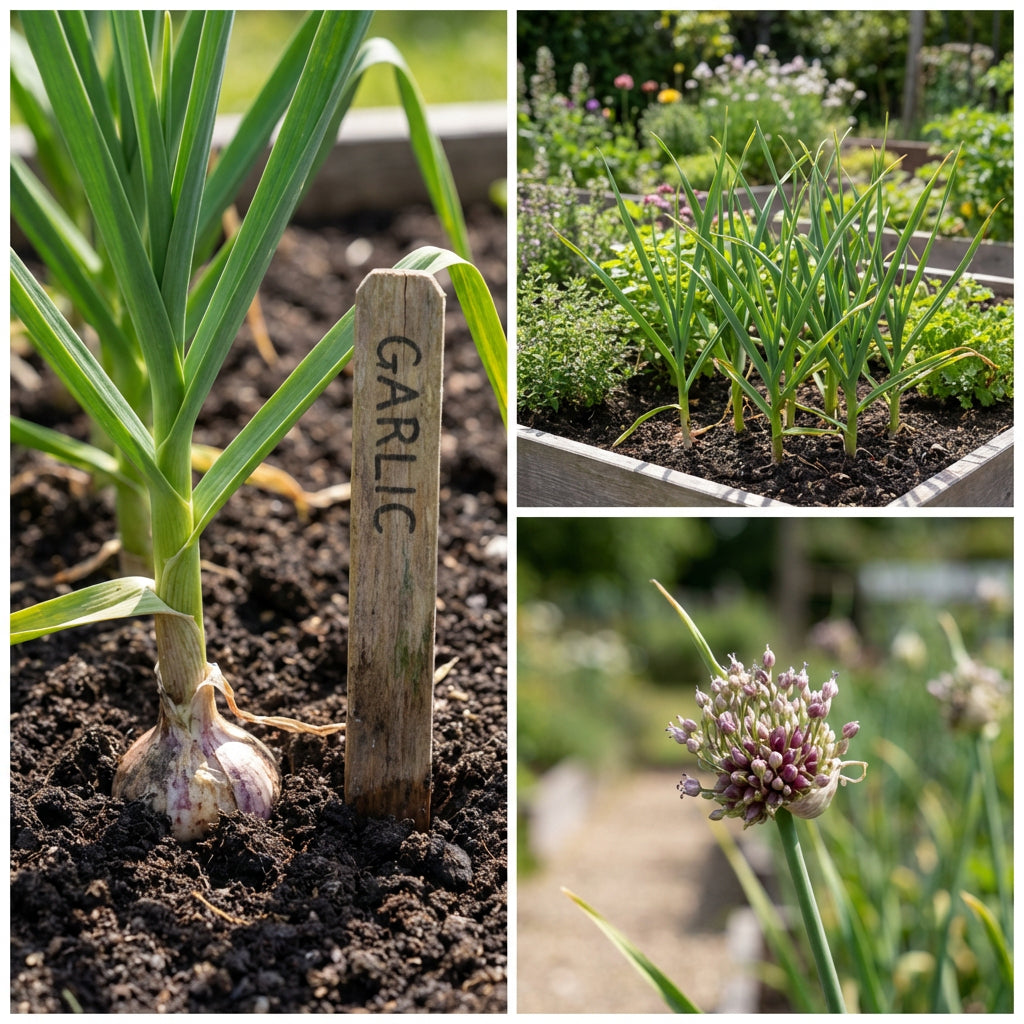 Garlic Plant Seeds for Planting – Fresh, Organic, Heirloom, Non-GMO, High Germination Organic Garden Seeds