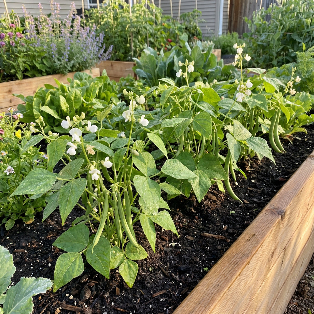 White Tepary Bean Seeds for Planting – Heirloom, Non-GMO, High Germination Organic Garden Seeds for Drought-Tolerant Beans