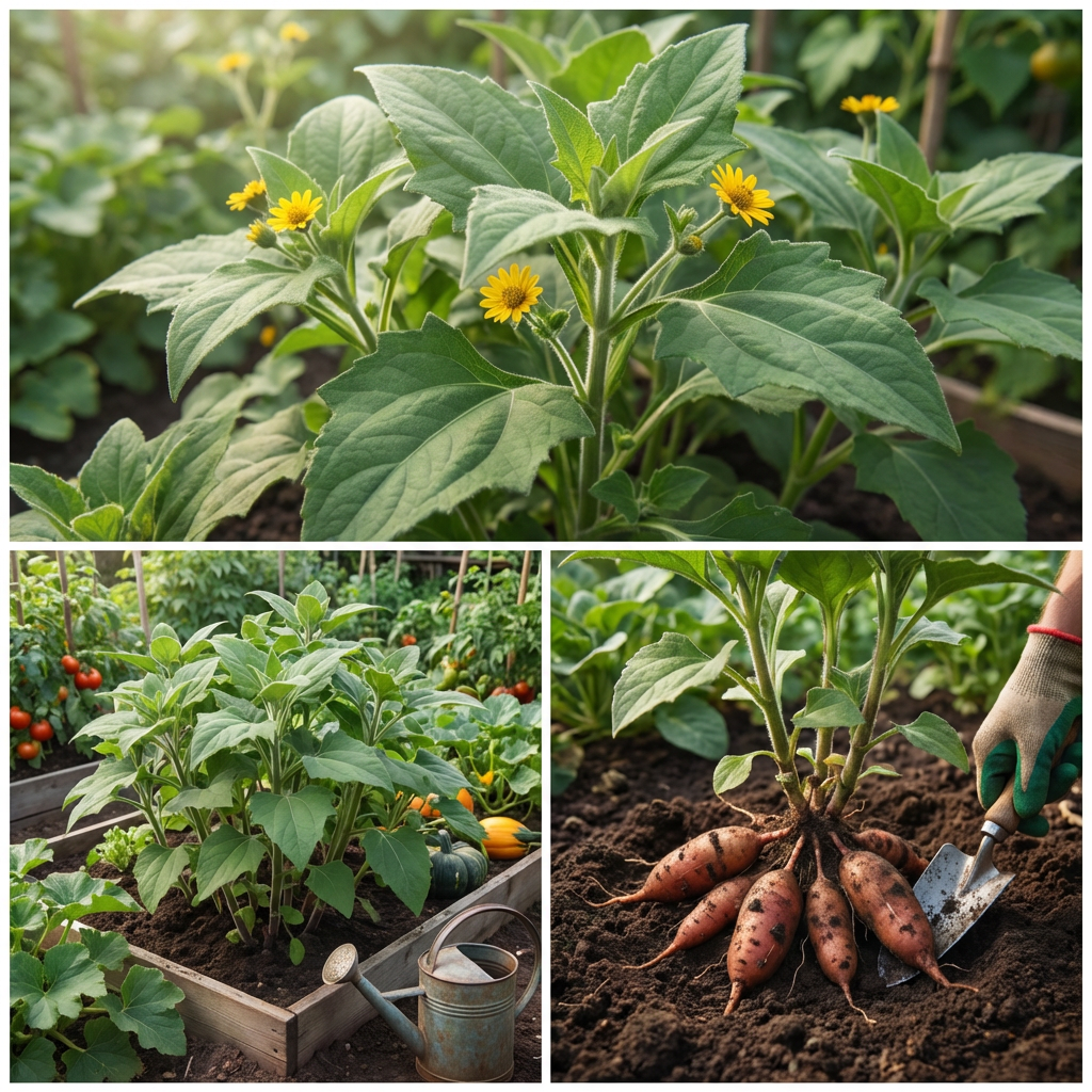 Yacon Vegetable Seeds for Planting – Heirloom Non-GMO Organic Garden Seeds, High Germination