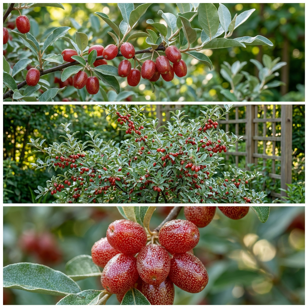 Goumi Berry Fruit Seeds (Elaeagnus multiflora) for Home Garden and Berry Collection