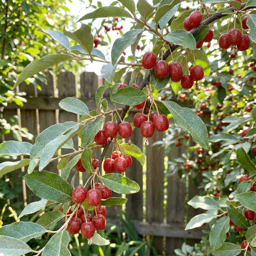 Goumi Berry Fruit Seeds (Elaeagnus multiflora) for Home Garden and Berry Collection