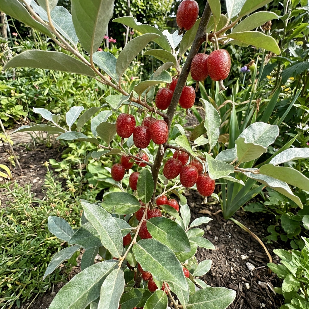 Goumi Berry Fruit Seeds for Home Garden Growing and Traditional Berry Cultivation