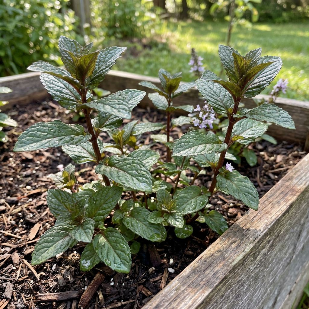 Chocolate Mint Herb Seeds for Home Garden Growing with Rich Aroma