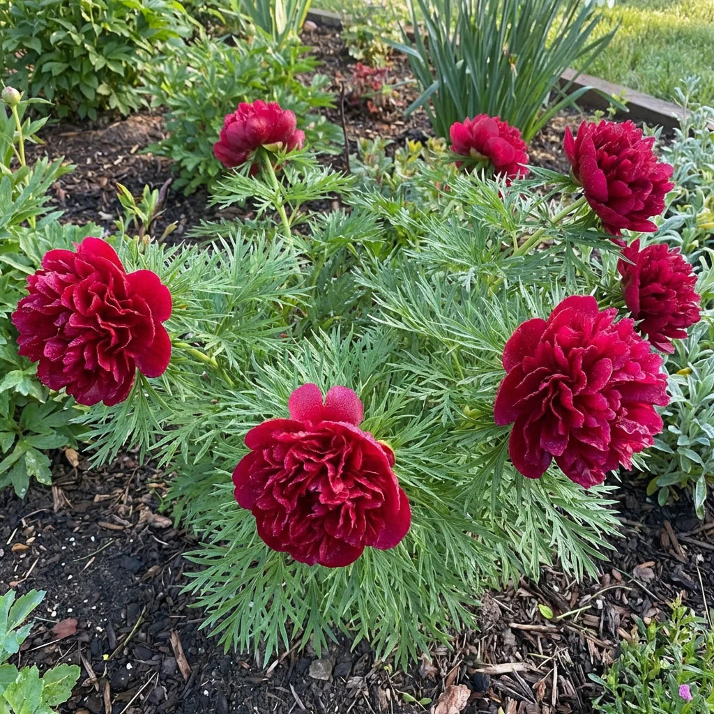 Double Flowering Fernleaf Peony Seeds for Planting - Premium Perennial Seeds