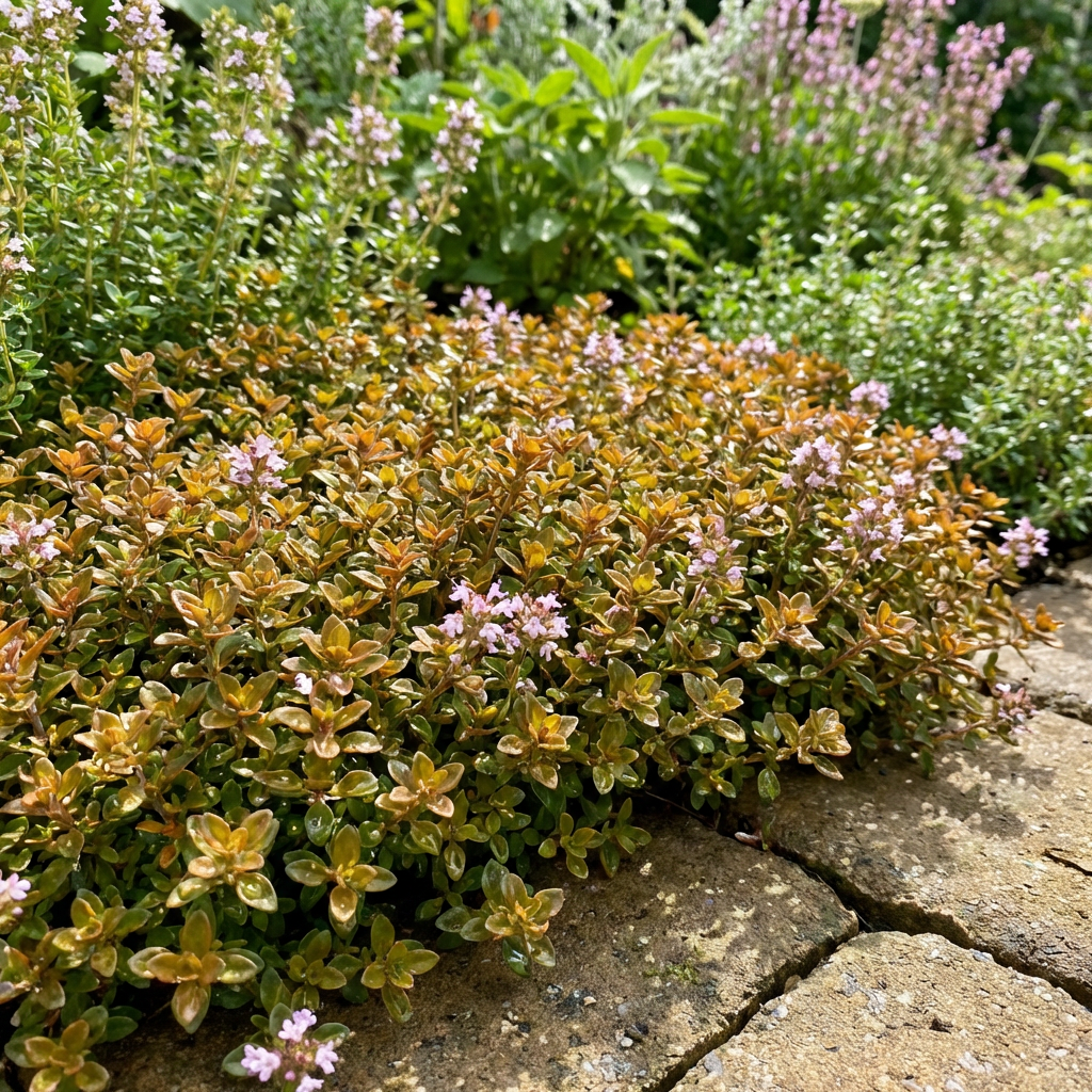 Thymus serpyllum Orange Creeping Thyme Seeds for Drought Tolerant Ground Cover Landscaping
