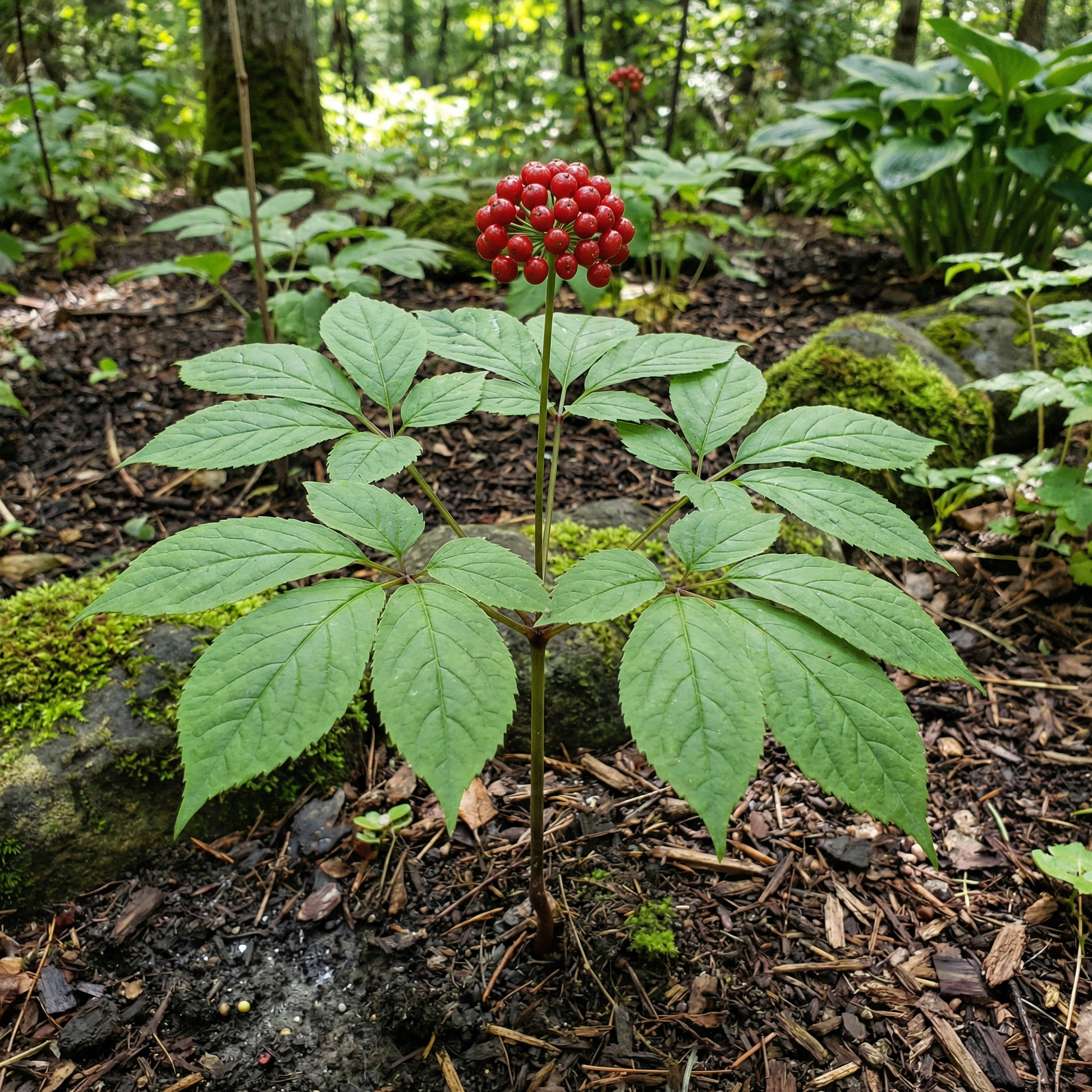 Korean Ginseng (Panax ginseng) Seeds for Planting – Heirloom, Non-GMO Medicinal Herb for Energy, Immunity & Vitality
