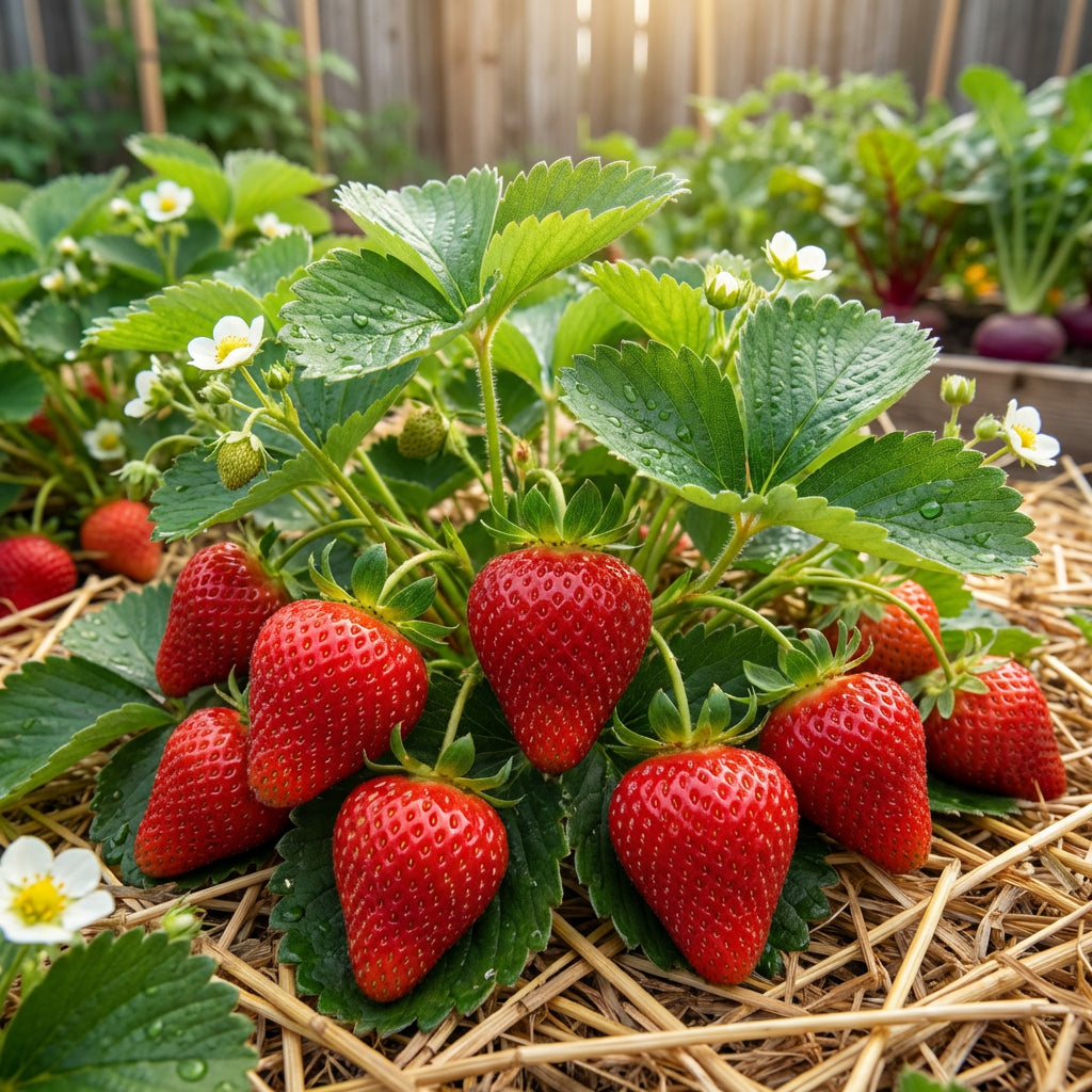 Fragaria × ananassa ‘Albion’ Strawberry Variety Seeds for Home Garden