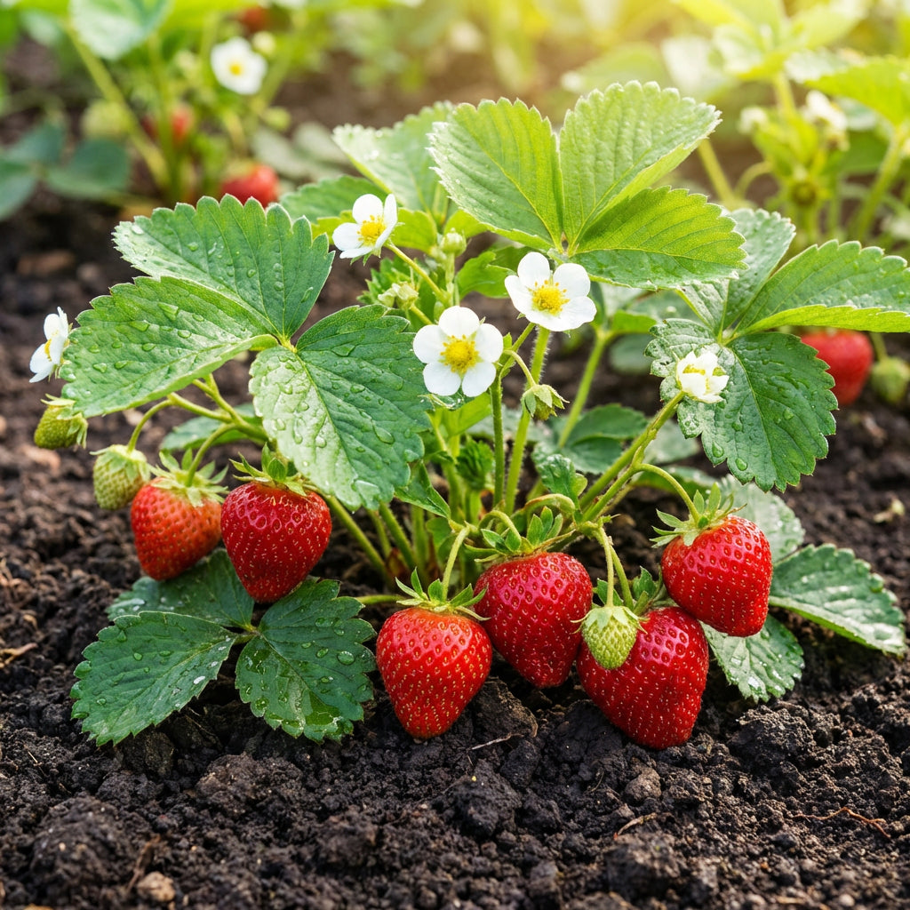 Fragaria × ananassa ‘Albion’ Strawberry Variety Seeds for Home Garden