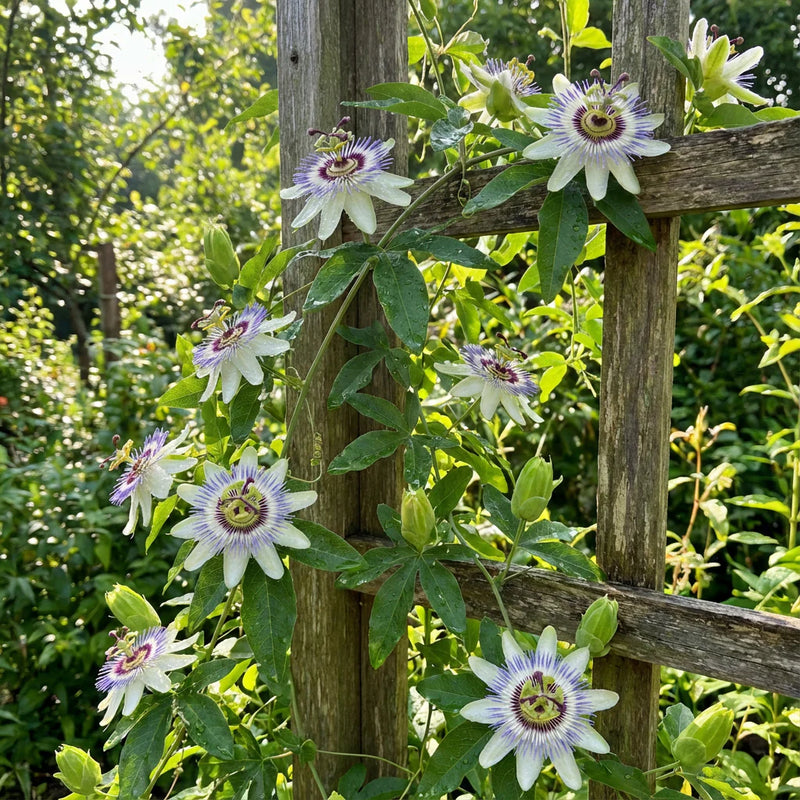 White Passiflora Biflora Flower seeds for Planting - Shade Tolerant, Heirloom & GMO Free Seeds for Home Garden