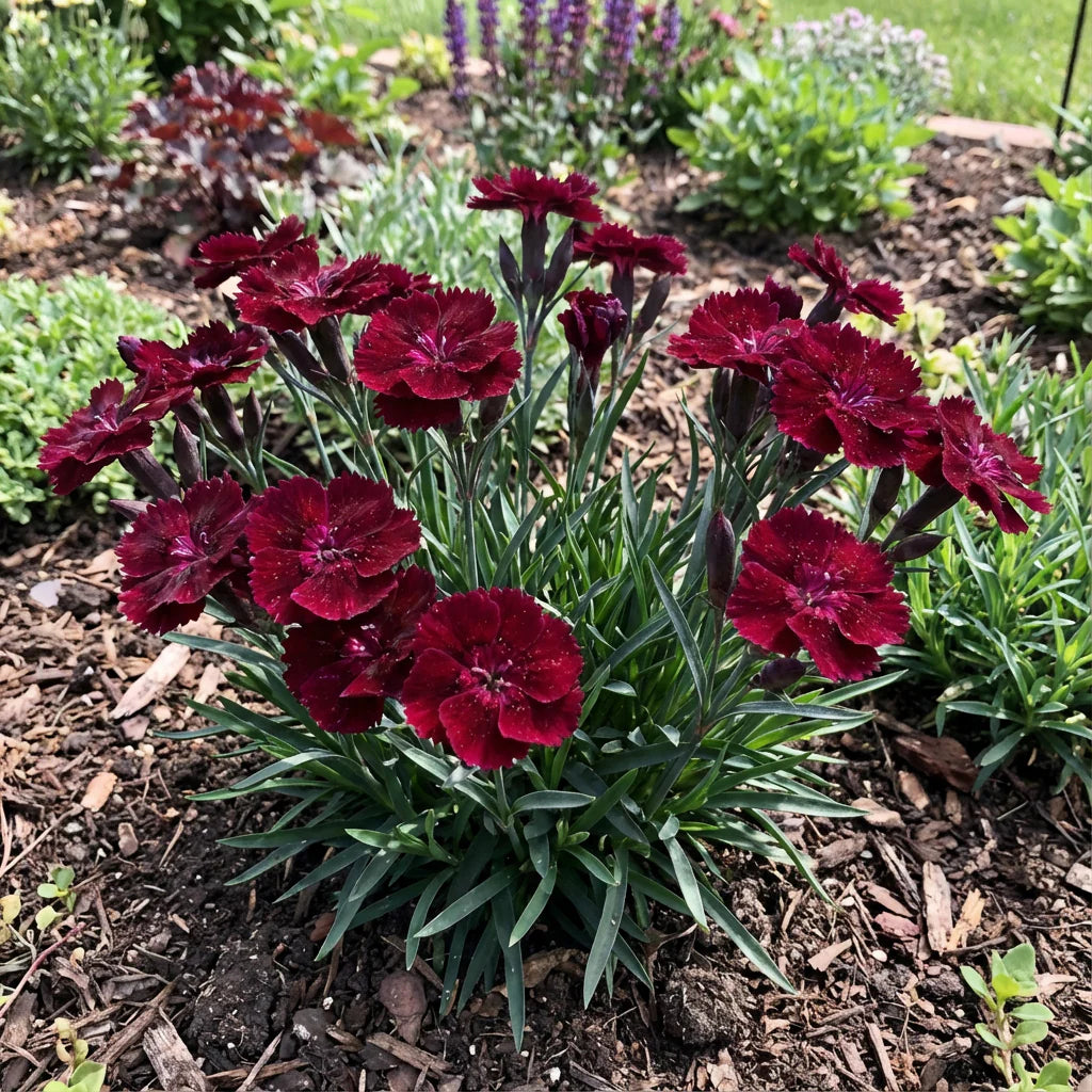 Maroon William Dianthus Flower seeds for Planting - Premium Quality, Heirloom & GMO Free Seeds for Home Garden